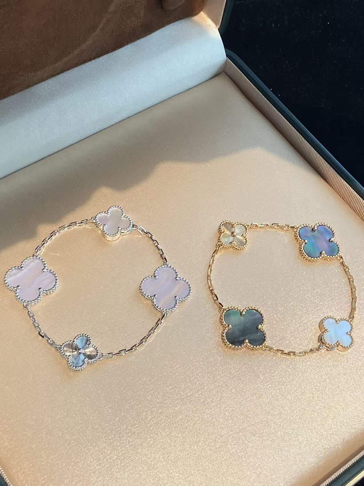 Van Cleef & Arpels Alhambra Gold and Opal Necklace